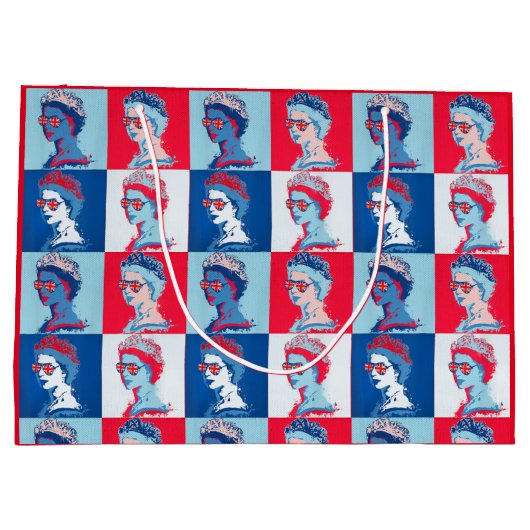 Moderne Pop art HM Groot Cadeauzakje (Achterkant)