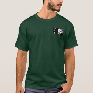 Moderne Pop Art Lion Sjabloon Deep Forest Green T-shirt