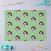 Moderne Pop kunst Koningin in uniale Jack-bril Tissuepapier (Craft)