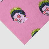 Moderne Pop kunst Koningin in uniale Jack-bril Tissuepapier (Detail)