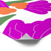  moderne Pop voor het terugtrekken van oude dwergk Poster (Hoek)