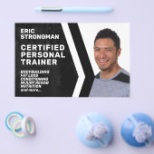 Moderne portret voor professionele geschiktheid flyer (Enkel)