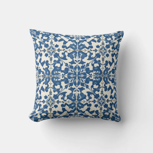 Moderne Portugese Tegels blauw en wit Kussen