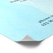 Moderne Poster met Waterverf Prijslijst (Hoek)