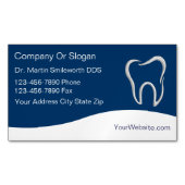 Moderne pratique Cartes de visite de dentiste magn (devant)