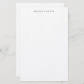 Moderne predikant sojaboon briefpapier (Voorkant / Achterkant)