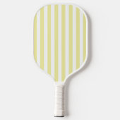 Moderne Preppy Pastel Geel Monogrammed Vrouwelijk Pickleball Paddle (Achterkant)