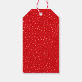 Moderne Prettige feestdagen met Kerstmis Cadeaulabel (Achterkant)