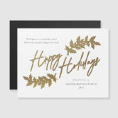 Moderne Prettige feestdagen zakelijke feestdag (Voorkant / Achterkant)