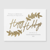 Moderne Prettige feestdagen zakelijke feestdag (Voorkant)