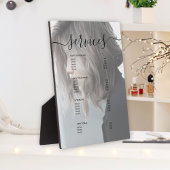 Moderne Prijslijst van het menu Prijs van het menu Fotoplaat