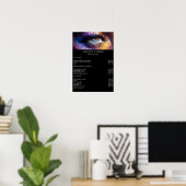 Moderne Prijslijst van Make-up Fotosalon Poster (Thuiskantoor)