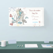 Moderne Prinses Koninklijke Verjaardag Spandoek (Beurs)