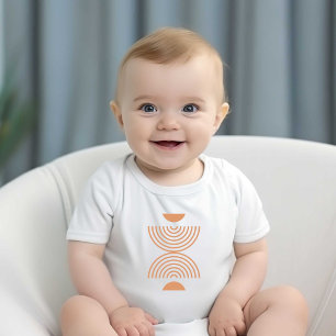 Moderne Print Baby kinderen Wit T-shirts