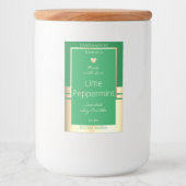 Moderne Product Verpakking Etiketten Groen en Goud (Voorkant)