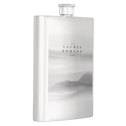 Moderne Professional Black en White Abstract Flacon (Rechts)