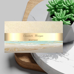 Moderne professional ,Gouden confetti,Streep Visitekaartje