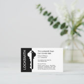 Moderne Professional Locksmith Service Visitekaartje (Staand voorkant)