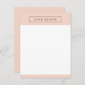 Moderne professional notitiekaartje (Voorkant / Achterkant)