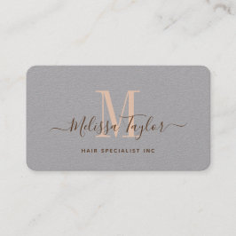 Moderne Professional Premium - Gray en bruine foto Visitekaartje