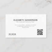 Moderne Professional UW QR-CODE-Visitekaartje Visitekaartje (Achterkant)