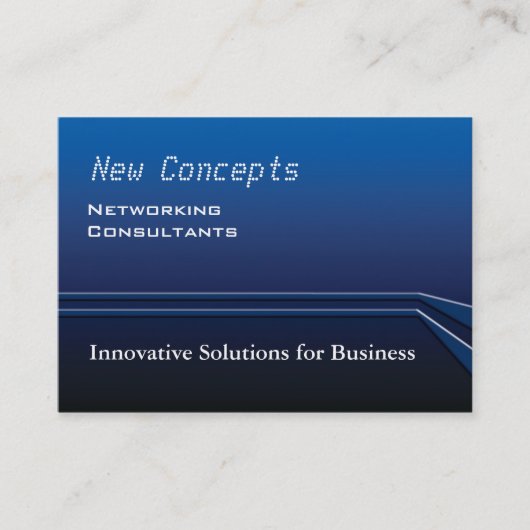 Moderne professional visitekaartje (Voorkant)