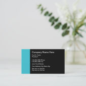 Moderne professional visitekaartje (Staand voorkant)