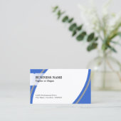 Moderne professional visitekaartje (Staand voorkant)