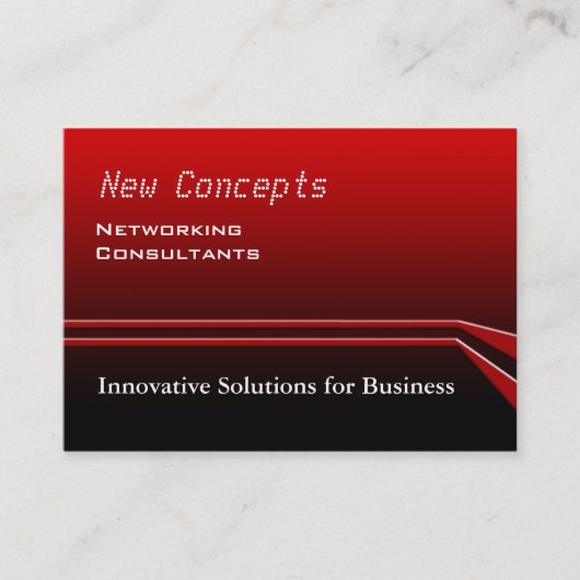 Moderne professional visitekaartje (Voorkant)