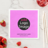 Moderne Professionele aangepaste kantoorroze Servet (Insitu)