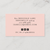 Moderne professionele accountant foto visitekaartje (Achterkant)