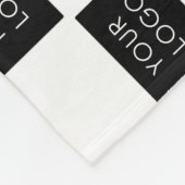 Moderne Professionele BedrijfsLogo Promo Fleece Deken (Hoek)