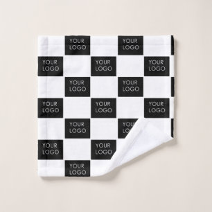 Moderne Professionele BedrijfsLogo Promo Washandje