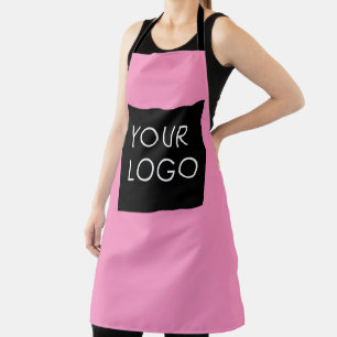 Moderne Professionele BedrijfsLogo roze Schort