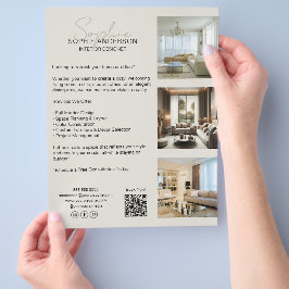 Moderne professionele bedrijven flyer