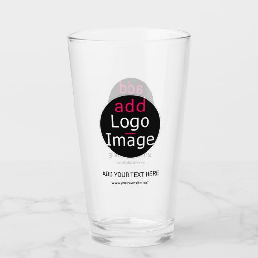 Moderne professionele bedrijven glas (Voorkant)