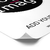 Moderne professionele  bedrijven poster (Hoek)