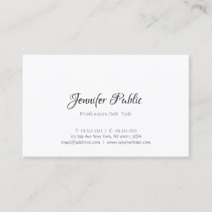 Moderne professionele design elegante eenvoudige S Visitekaartje