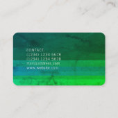 Moderne professionele DJ-recorderafdekking Visitekaartje (Achterkant)