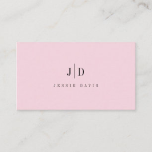 Moderne Professionele Eenvoudige Monogram Visitekaartje