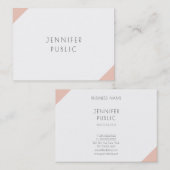 Moderne professionele, eenvoudige Sjabloon Visitekaartje (Voorkant / Achterkant)