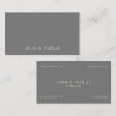Moderne professionele, elegante creatieve luxe visitekaartje (Voorkant / Achterkant)