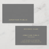 Moderne professionele, elegante Creative Design Lu Visitekaartje (Voorkant / Achterkant)