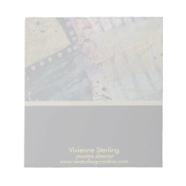 Moderne professionele elegante minimalistische gem notitieblok