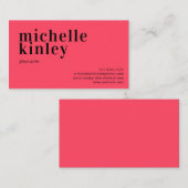 Moderne professionele elegante trendy netwerken visitekaartje (Voorkant / Achterkant)