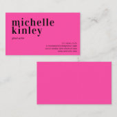 Moderne professionele elegante trendy netwerken visitekaartje (Voorkant / Achterkant)