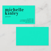 Moderne professionele elegante trendy netwerken visitekaartje (Voorkant / Achterkant)