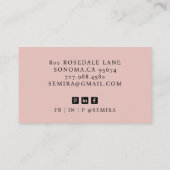 Moderne professionele foto business consultant Kaa Visitekaartje (Achterkant)