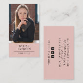 Moderne professionele foto business consultant Kaa Visitekaartje (Voorkant / Achterkant)