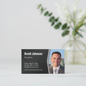 Moderne professionele foto van Realtor Realtor Visitekaartje (Staand voorkant)